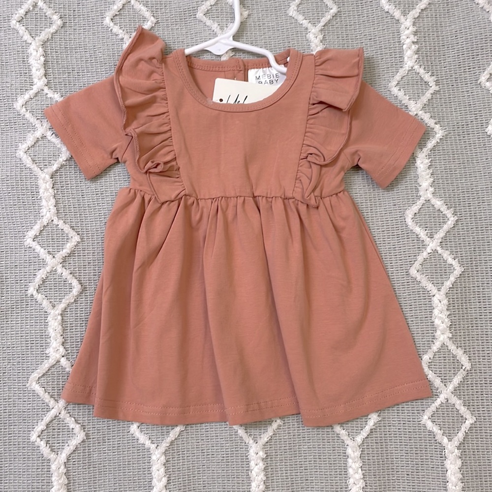 NEW Boutique Rose Ruffle Dress